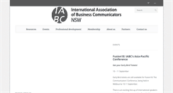 Desktop Screenshot of iabcnsw.com